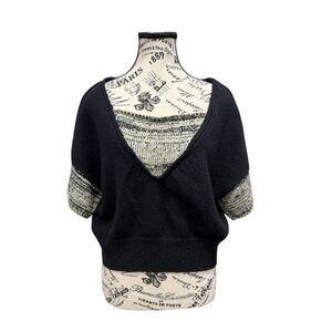 Anthropologie Callahan Knitwear V-neck Short Sleeve Sweater